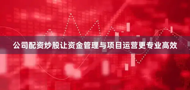 公司配资炒股让资金管理与项目运营更专业高效