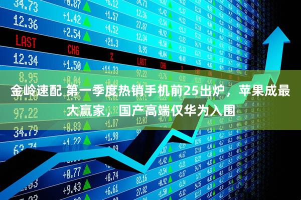 金岭速配 第一季度热销手机前25出炉，苹果成最大赢家，国产高端仅华为入围